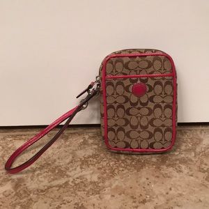 Coach Camera Wristlet